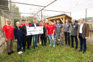 Image de l'article The players of the Monegasque Rugby Federation visited the Shelter of the SPA de Monaco