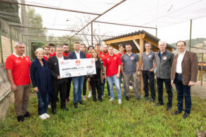 Image de l'article Les joueurs de la Fédération Monégasque de Rugby ont visité le Refuge de la SPA de Monaco